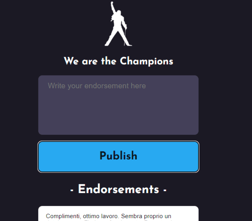 Endorsement App